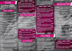 Eden Pizza menu