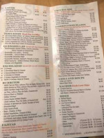 Three Amigos menu