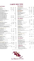 Le Bistrot D'yves menu