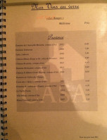 A Casa menu