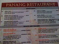 Panang menu