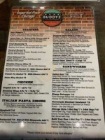 Buddyz Pizzeria menu