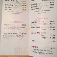 Nichols’ Smokehouse Bbq menu