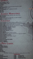 L'ambassadeur menu