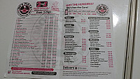 Mo's Pizza menu