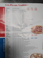 Planet'pizza menu