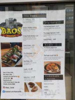 Bao's Castle menu