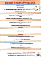 Blanco's Kartoffelhof menu