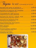 Mamasé menu