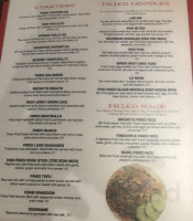 Travellers Rest Cafe menu