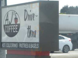 Aj's Coffee Drive Thru outside