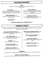 Kosta's menu