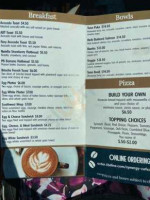 Synergy Cafe menu