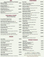 Dhaba Express menu