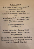 G Lodge Restaurants menu