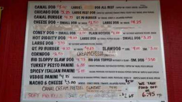 Cherry Street Creamery menu