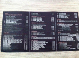 Tokio Feng menu