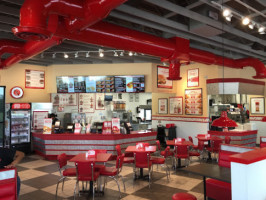 Freddy's Frozen Custard Steakburgers inside