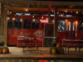 Rock Island Trolley Stop Ice Cream Shop outside