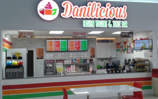 Danilicious Frozen Yogurt Juice inside