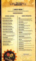 La Fonda Mexican Grill menu