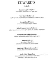 Edwards And Lounge menu