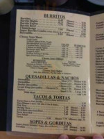 Habanero Mexican Grill menu