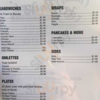 Briggs -b-que menu