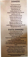 Colarusso's Bistro menu