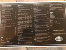 Cugini's menu