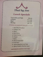 Thai By Joe Lindsay food