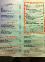 Wong's Grill menu