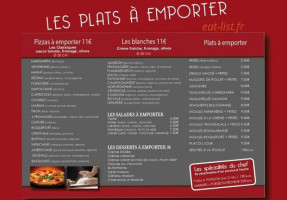 Les Jardins De L'alhambra menu