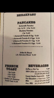 Derrick City Diner menu