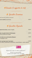 La Maison Du Revermont menu