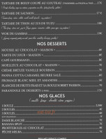 Le Di Vino menu