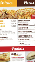 Planete Food menu