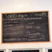 Ma Pa's Homemade Ice Cream menu