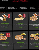 Pizza Nostra menu