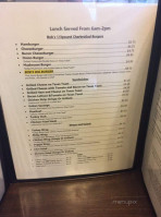 What About Bob's menu