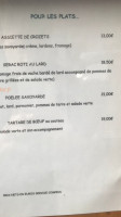 Le Plan B menu