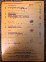 Asia Imbiss menu