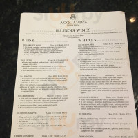 De Acquaviva menu