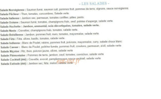 La Huche A Pain menu