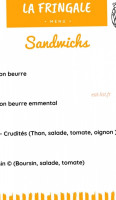 Snack La Fringale menu