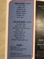 The Spoon menu