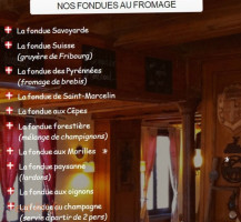 La Croix de Savoie menu