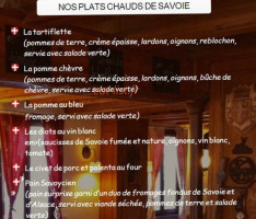 La Croix de Savoie menu