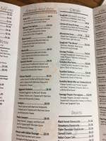 Roma Italian menu