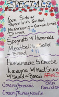 Don's Main Street Family menu